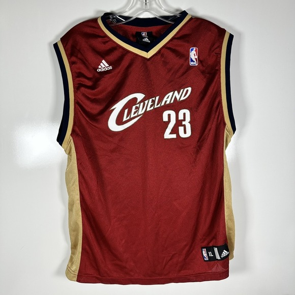 adidas Other - Adidas Cleveland Cavaliers Lebron James Jersey; Youth XL (18-20)‎ #23 Red